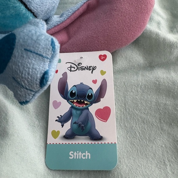 NWT Disney Stitch Plush with Red Heart Tie - Picture 3 of 9